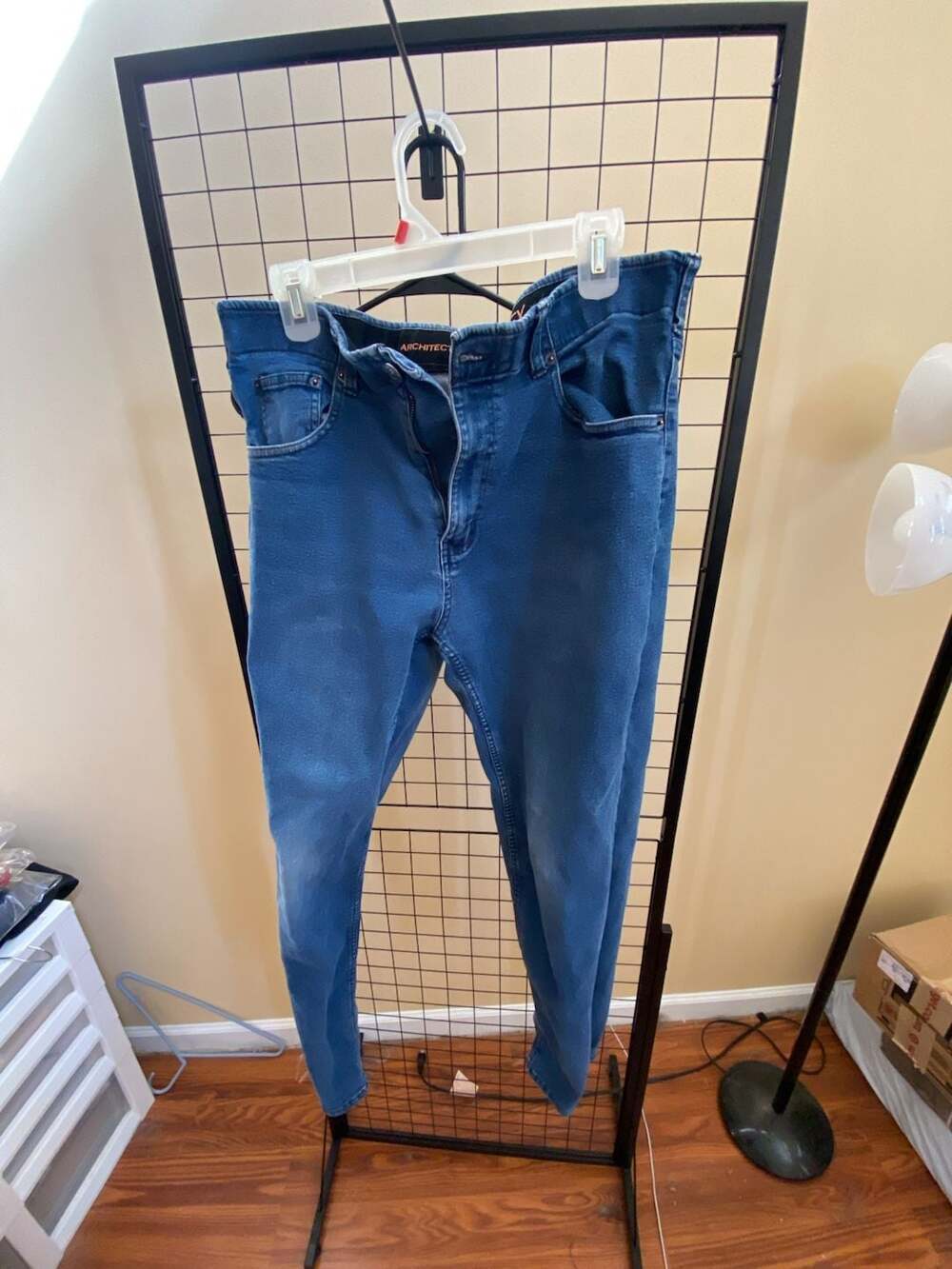 Architect Active-Flex Regular Fit Blue Stretch Denim Jeans Size 36x32